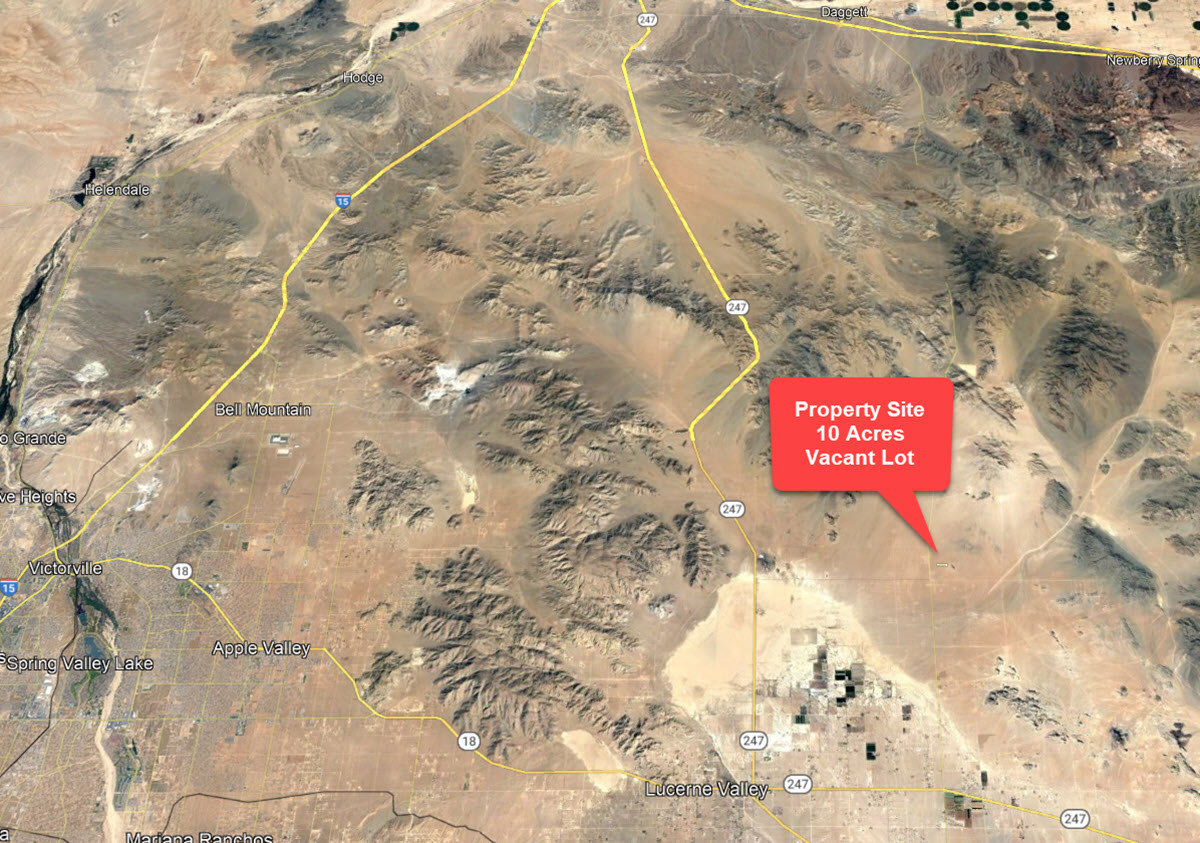 10 Acres North of Lucerne Valley, CA