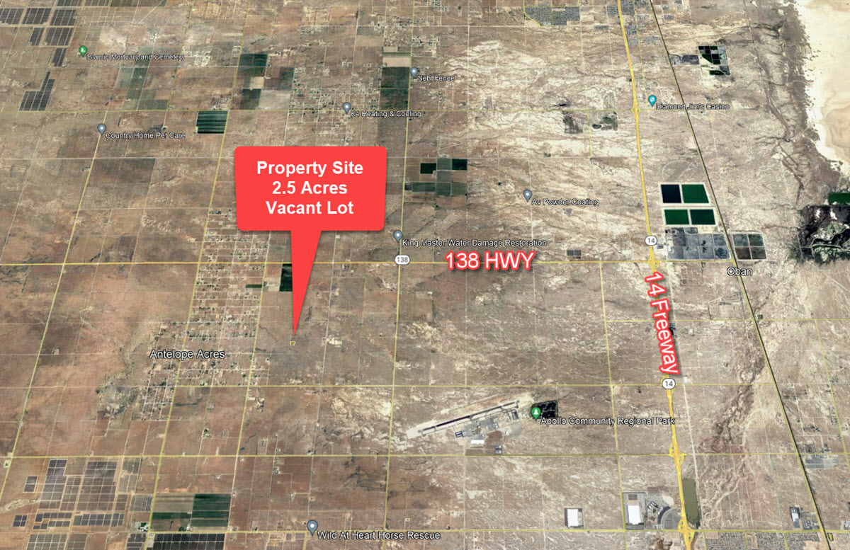 2.5 Flat Acres in Antelope Acres
