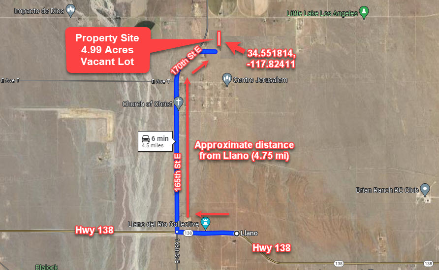 5 flat acres, Llano, close to HWY 138