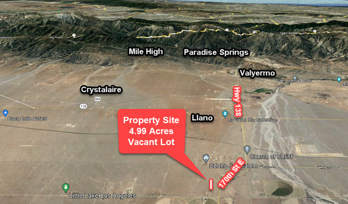5 flat acres, Llano, close to HWY 138